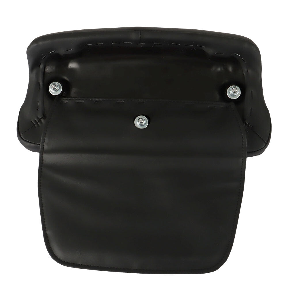 Solid Spare Backrest Pad Red Stitching For Glide Street Road Glide Road King 2009-UP USA