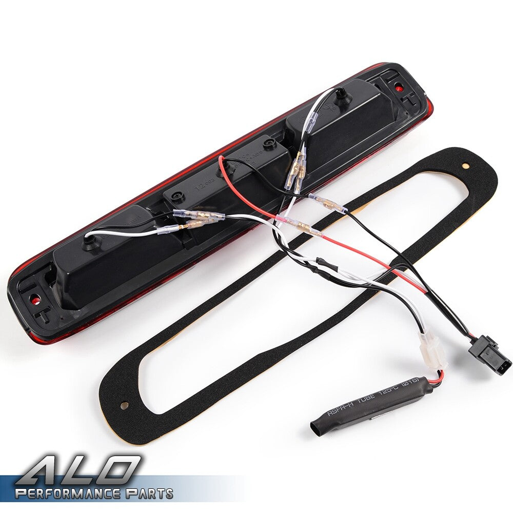 Solid Spare Fit For 99-06 Chevy Silverado 2500 HD Red/Smoke Lens 3rd Brake Tail Light