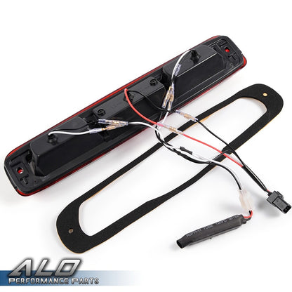 Solid Spare Fit For 99-06 Chevy Silverado 2500 HD Red/Smoke Lens 3rd Brake Tail Light