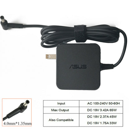Ac Adapter Charger 3.42A 19V For Asus Zenbook UX32V UX32VD UX305F X200M ADP-65DW