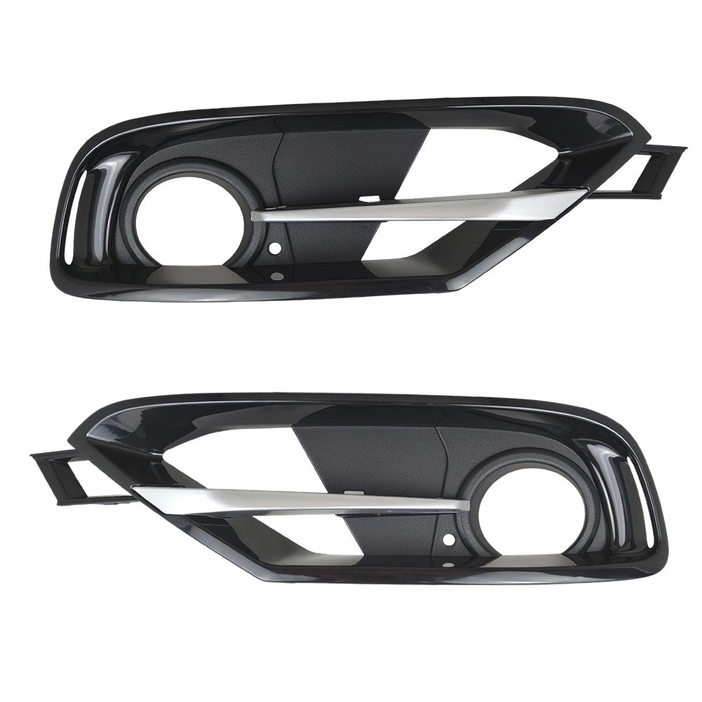 4pcs Front Bumper Fog Light Lamp Grille Covers Trim For BMW 3 Series F30 F31