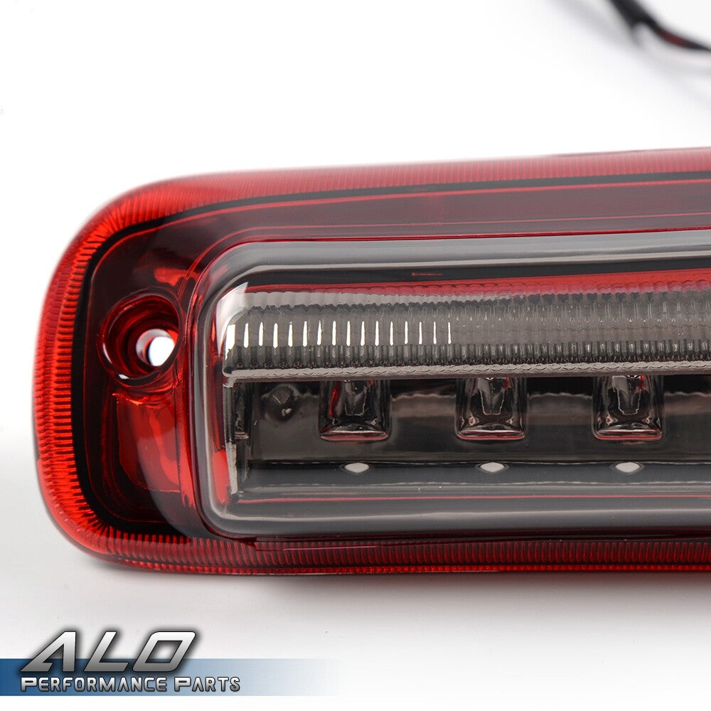 Solid Spare Fit For 99-06 Chevy Silverado 2500 HD Red/Smoke Lens 3rd Brake Tail Light