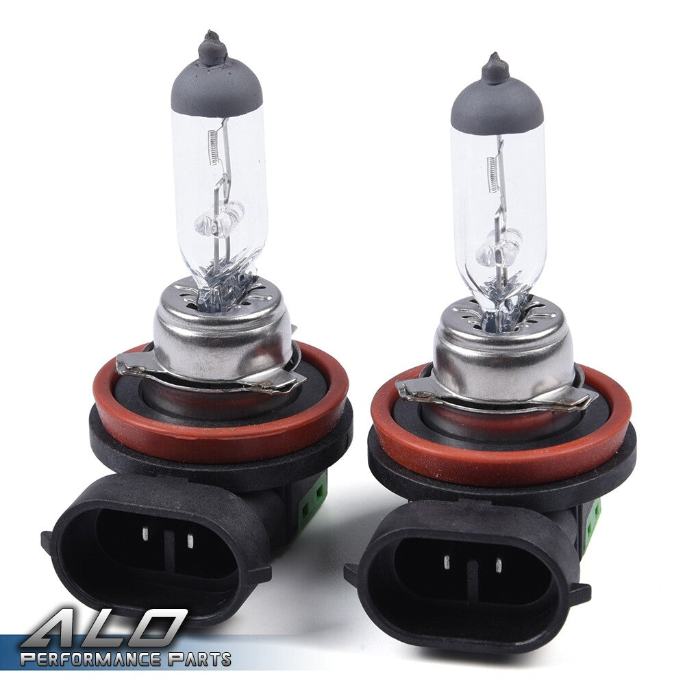 Solid Spare Fit For 04-05 Honda Civic Coupe Sedan 2/4Dr W/Switch Bulbs Clear Lens Fog Lights
