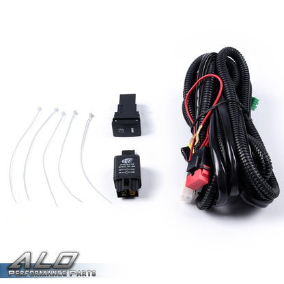 Solid Spare Fit For 11-2017 Toyota Sienna H11 Bulb Bumper Driving Fog Light W/ Switch+Wiring