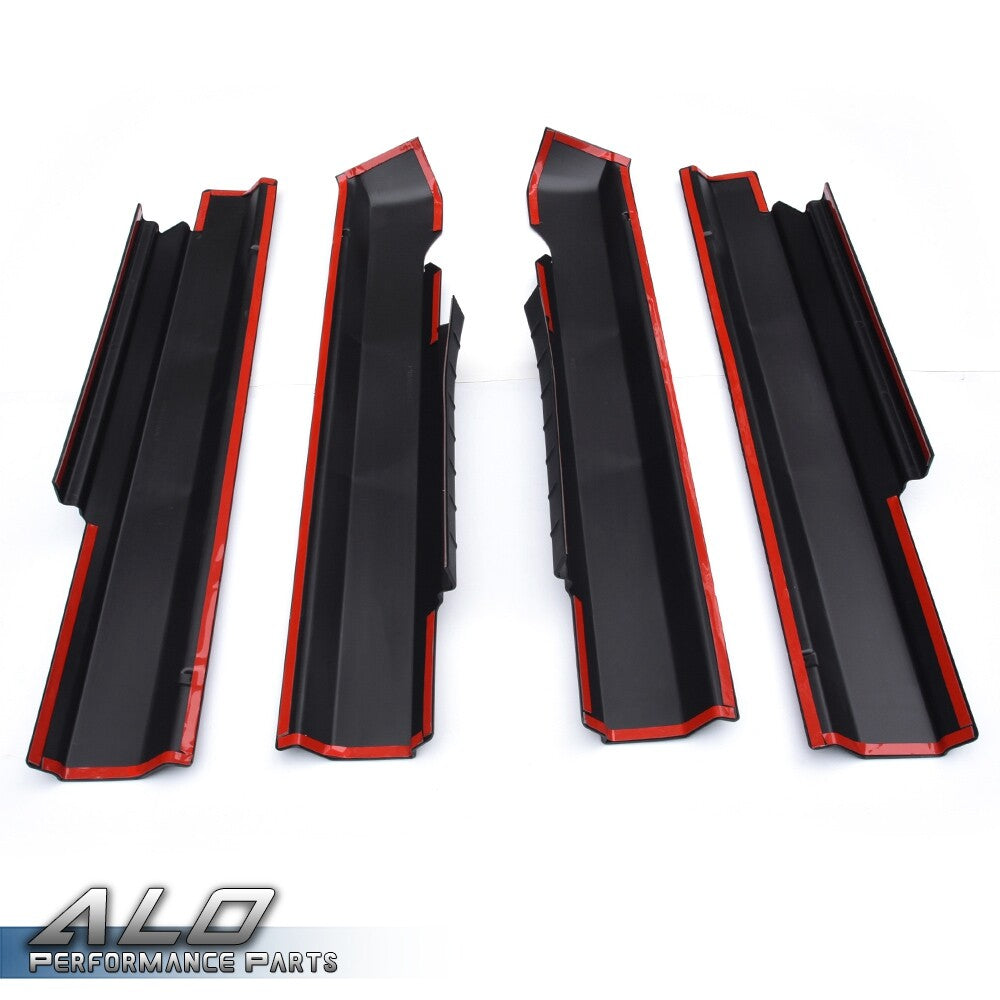 Solid Spare Fit For 2009-2018 Dodge Ram Crew Cab Rocker Panel Sill Plate Cover 14064