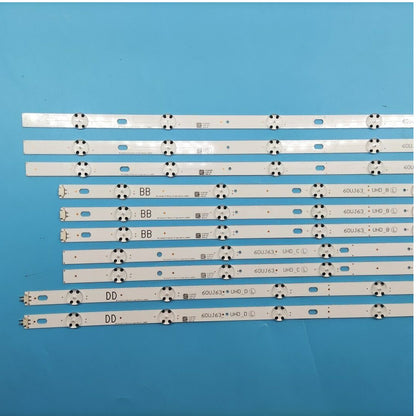 For LG 60UJ6300 60UJ6050 60UJ634V Innotek 17Y 60inch 60UJ63_UHD ABCD LED Strips