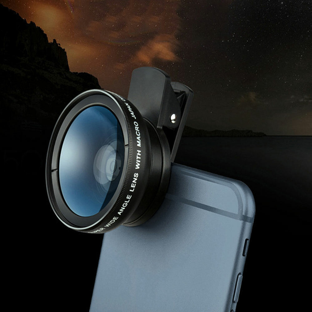 Phone Camera Lens 0.45x HD Wide Angle Lens 15x Macro Lens HD Lentes For iPhone