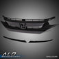 Solid Spare Fit For 2016-2018 Honda Civic Front Hood Grille Mesh Grille Factory Style New