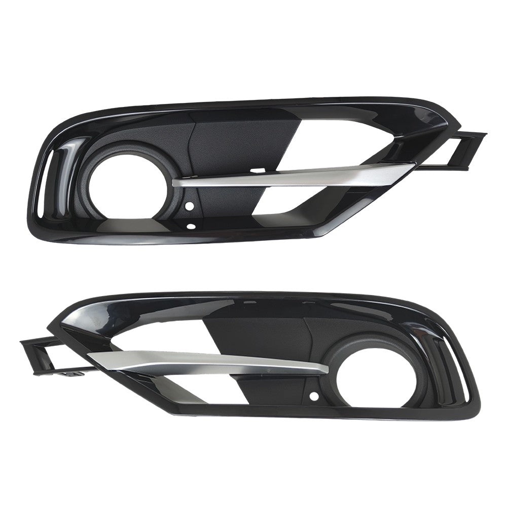 4pcs Front Bumper Fog Light Lamp Grille Covers Trim For BMW 3 Series F30 F31