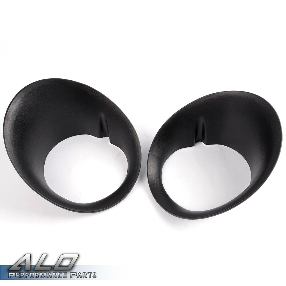 Solid Spare Fit For 02-08 Dodge Ram 1500 2500 3500 Bumper Fog Light Lamp Bezel Cover Black