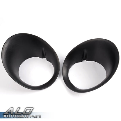 Solid Spare Fit For 02-08 Dodge Ram 1500 2500 3500 Bumper Fog Light Lamp Bezel Cover Black