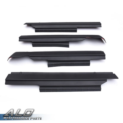 Solid Spare Fit For 2009-2018 Dodge Ram Crew Cab Rocker Panel Sill Plate Cover 14064
