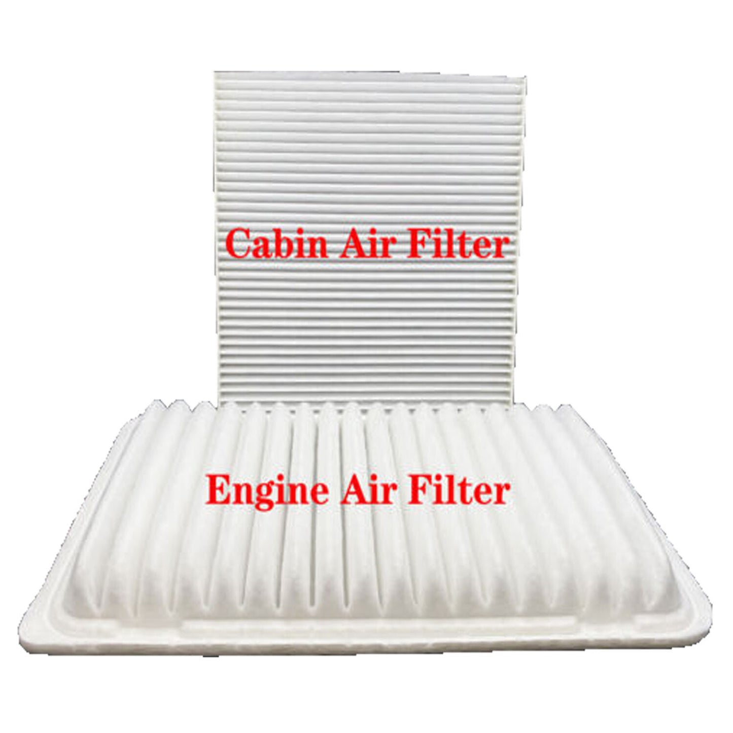New For 2002-2010 Toyota CAMRY SIENNA SOLARA Engine & Cabin Air Filter Combo Set