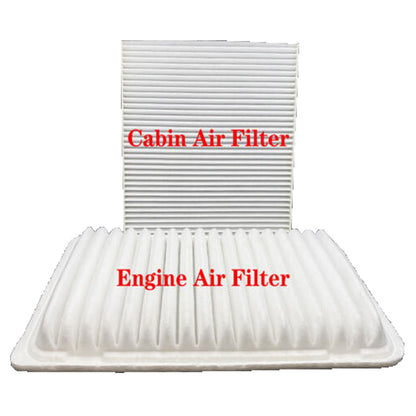 New For 2002-2010 Toyota CAMRY SIENNA SOLARA Engine & Cabin Air Filter Combo Set