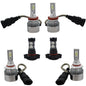Solid Spare 9005 H11 LED Headlight+Fog Light 8000K Left+Right Fit For Toyota Tundra 07-12