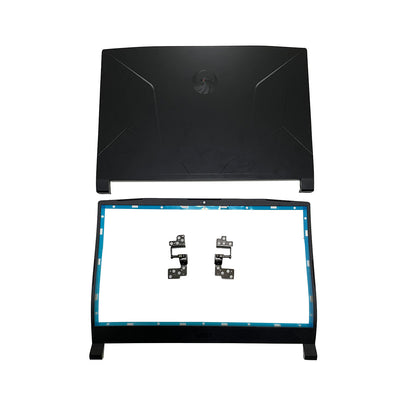 Plastic Back Cover Bezel Hinges Black For MSI Katana GF66 11UG MS1581 MS-1582 US
