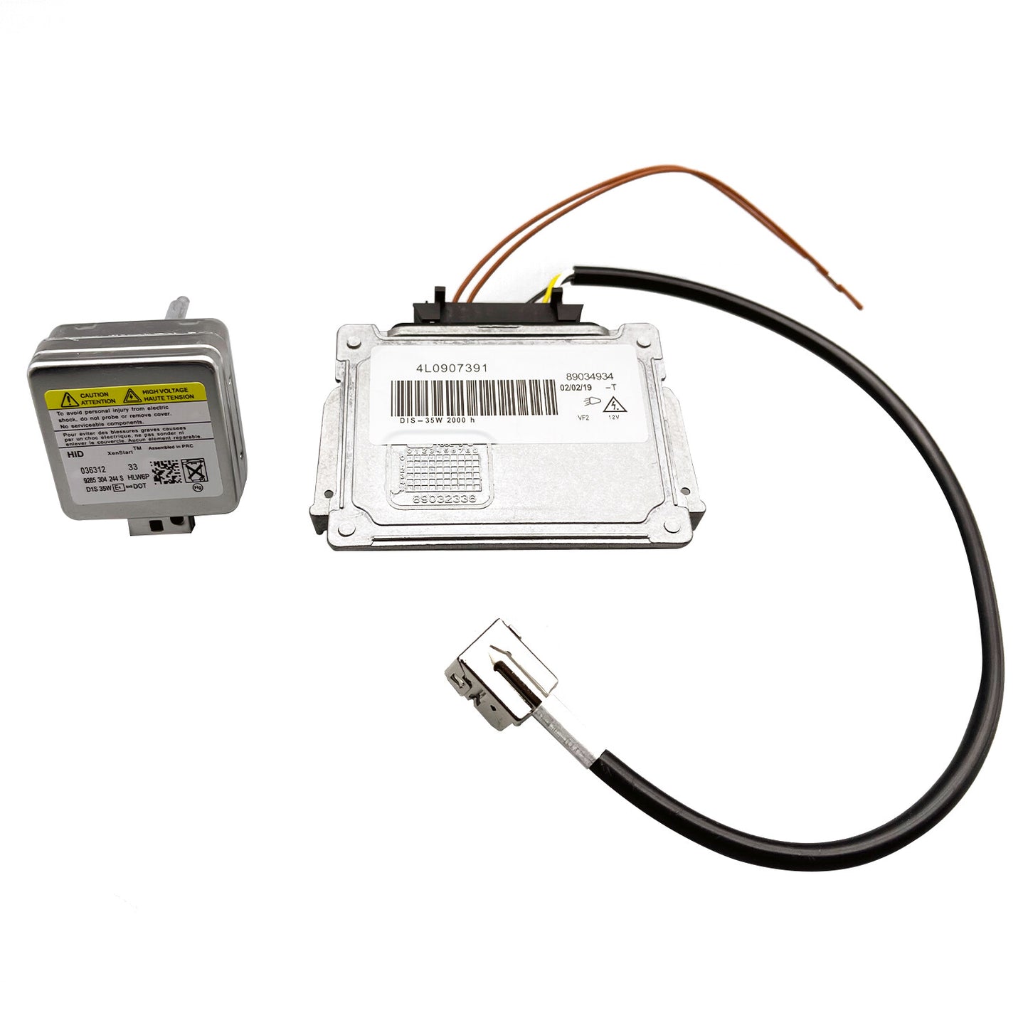 Xenon HID Headlight Ballast & Ignitor &Bulb For 2007-2010 Audi Q7 3.0L 3.6L 4.2L