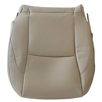 Leather Passenger Bottom Perforated Seat Cover Tan For Lexus ES350 2007-2012