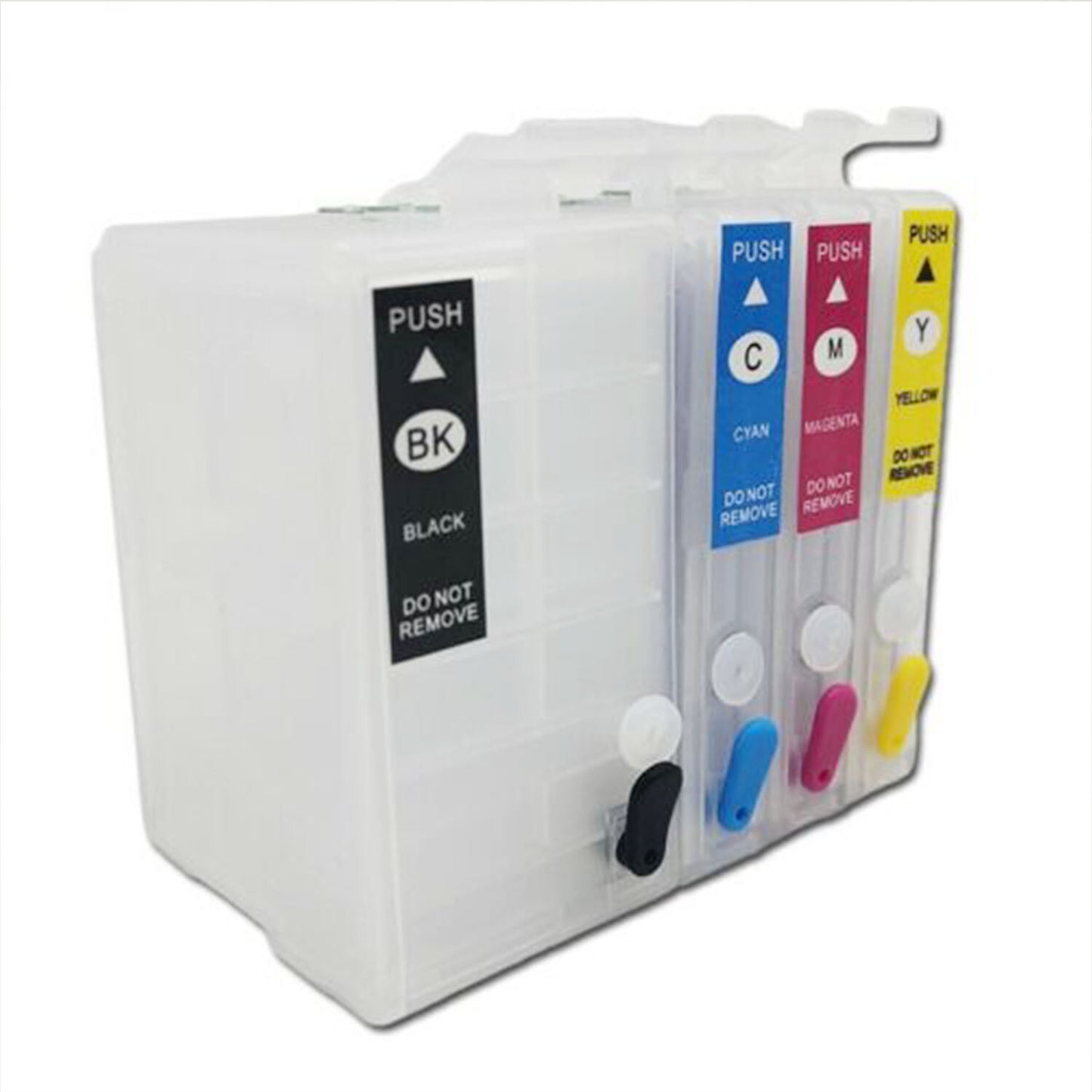 4-Color Refillable Ink Cartridges For Epson WorkForce 7210 7710 7720 Printers US