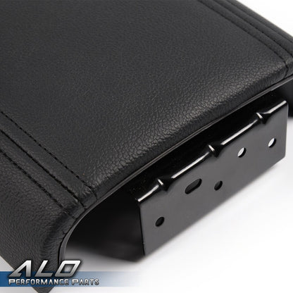 Solid Spare Fit For Chevy Trailblazer GMC Envoy 2002-2009 Center Console Armrest Lid Black
