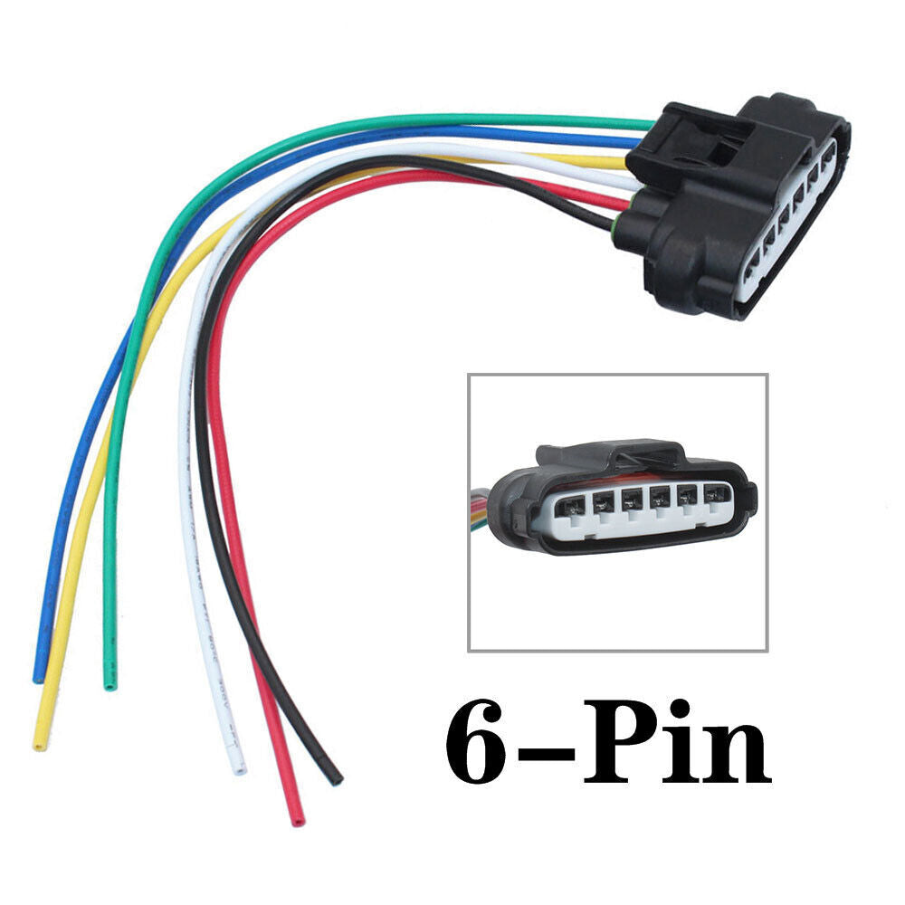 New Connector Pigtail 6-way 90980-11858 Fit For Toyota Throttle Body Sensor US