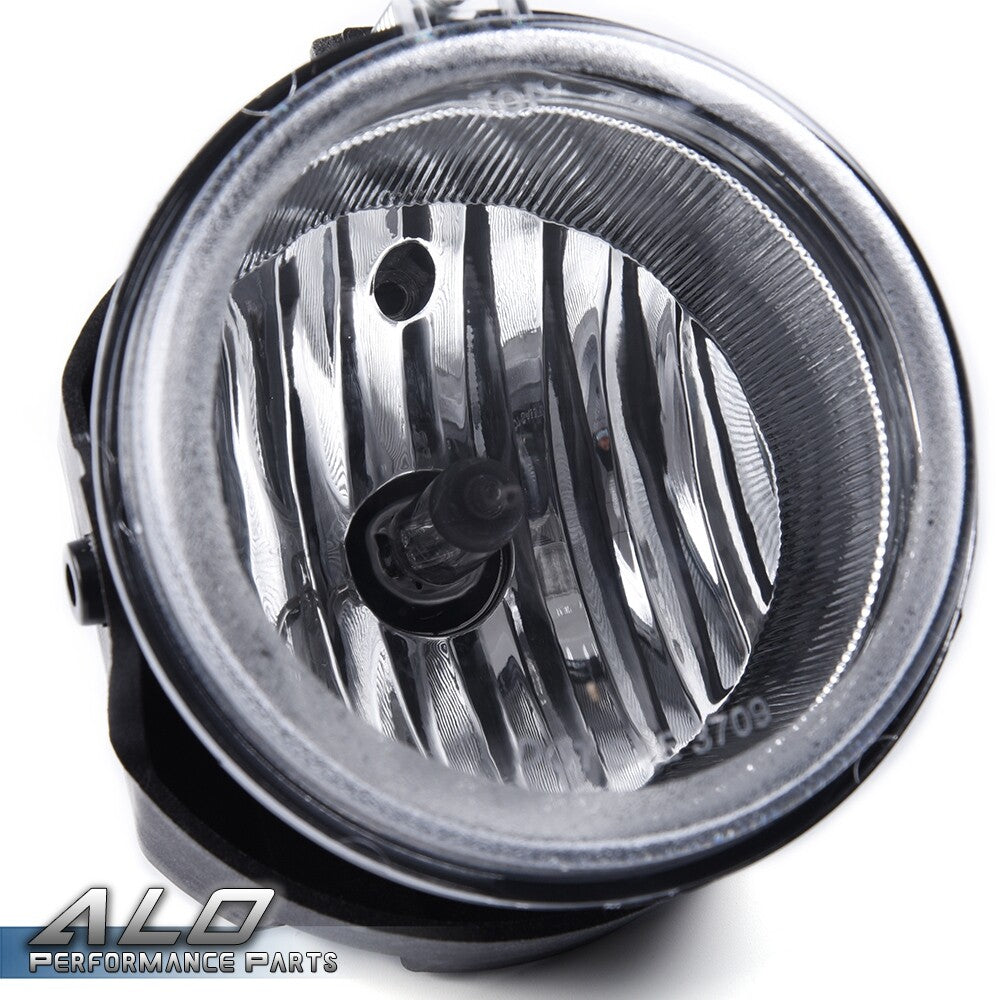 Solid Spare Fit For 06-09 Charger/08-10 Challenger Clear Bumper Fog Light Lamps+Bulbs Pair