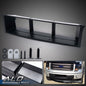 Solid Spare Fit For 2009-2014 Ford F-150 Front Bumper Lower Grille Insert Trim Panel Black