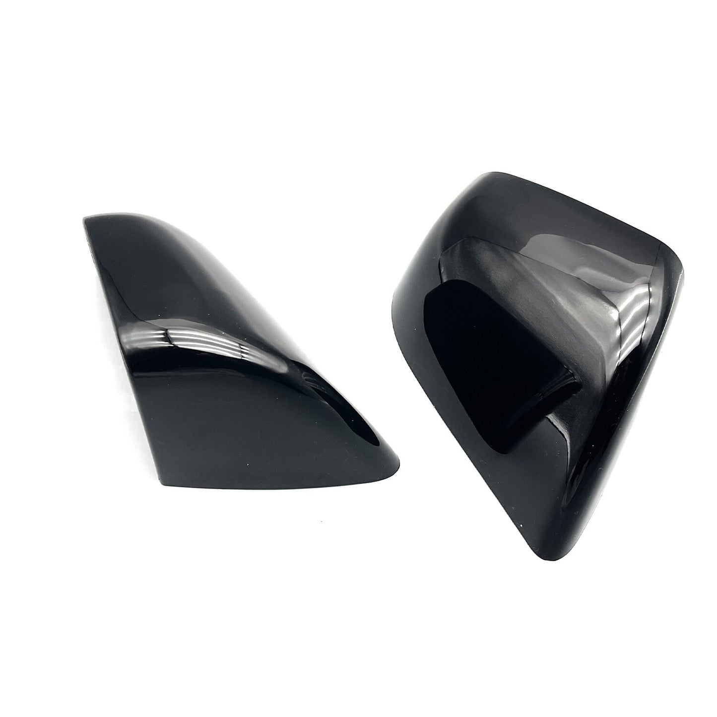 2X For Tesla Model y Left And Right Rear View Side Mirror Cover Skull Cap Black