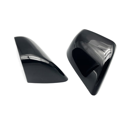 2X For Tesla Model y Left And Right Rear View Side Mirror Cover Skull Cap Black