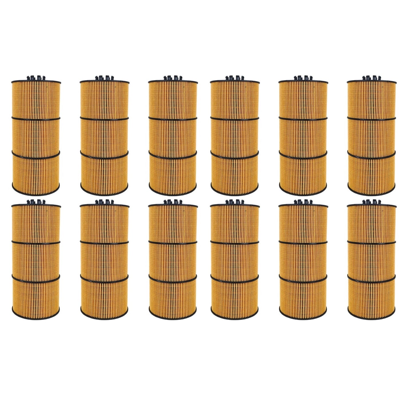 12X Oil Filter A4731800909 A4731800409 for Freightliner Detroit DD13 DD15 DD16