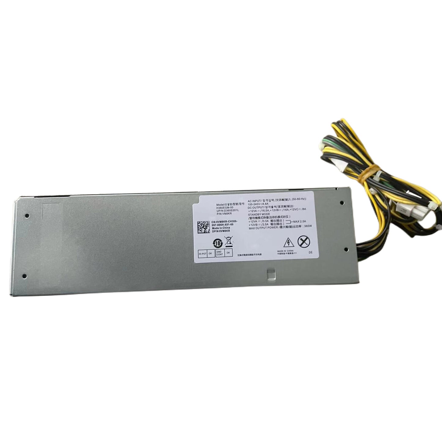 6+4+4+8Pin Power Supply H360EGM-00 For Dell G5 5090 XPS 8940 Optiplex 7080 360W