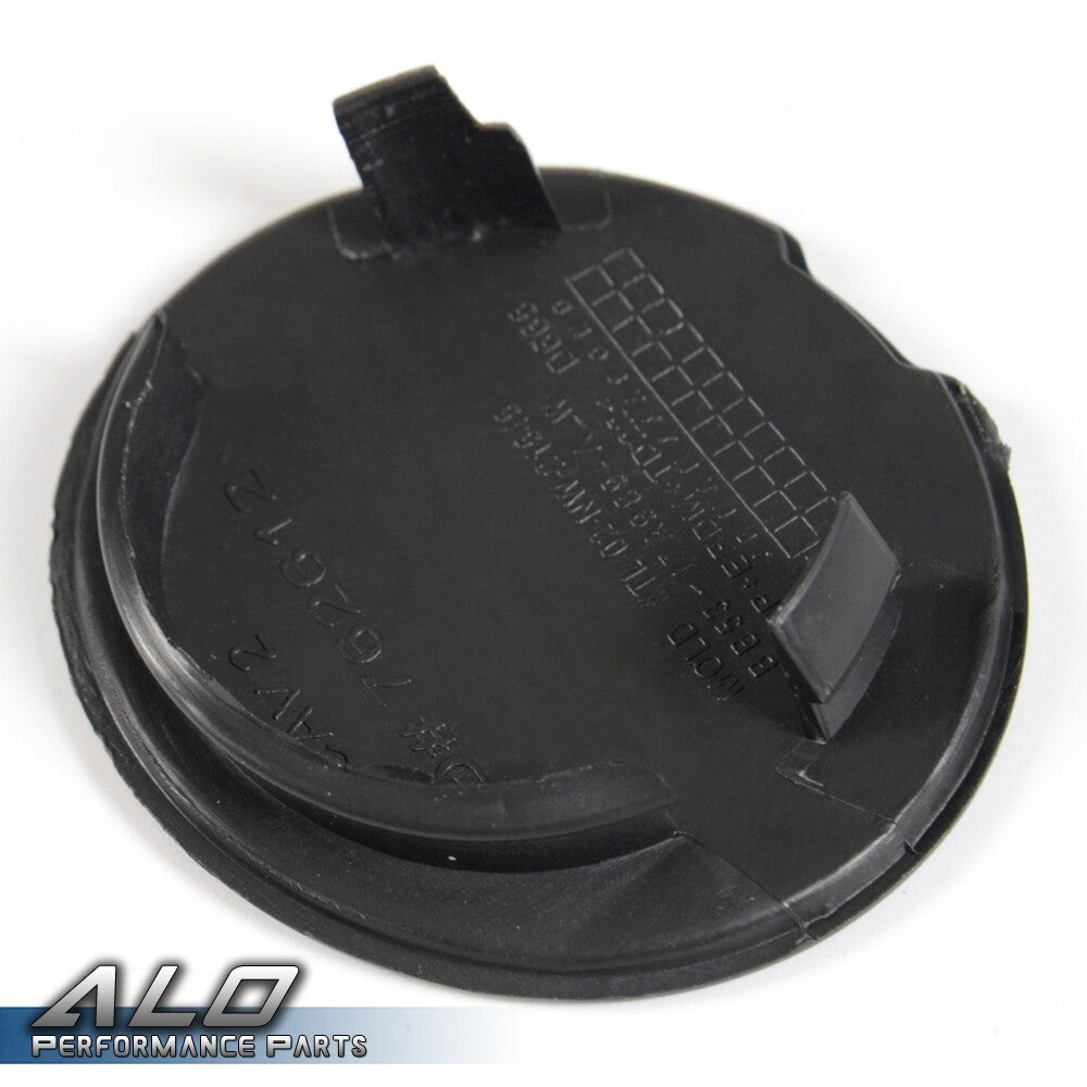 Solid Spare Front Bumper Tow Hook Eye Cover Black Fit for 2011-2015 Ford Explorer