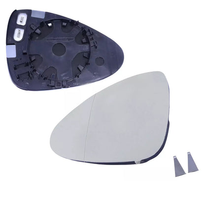 Driver Left Side Mirror Glass w/Plate for Porsche Panamera 2010-2016 NEW