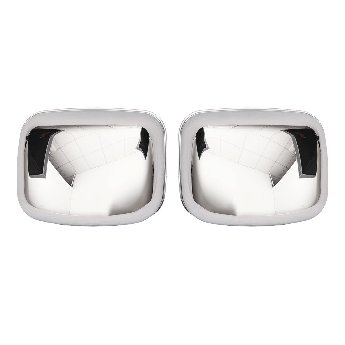 For 2008-2017 Freightliner Cascadia Chrome Hood Mirrors Cover LH RH Pair