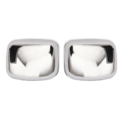 For 2008-2017 Freightliner Cascadia Chrome Hood Mirrors Cover LH RH Pair