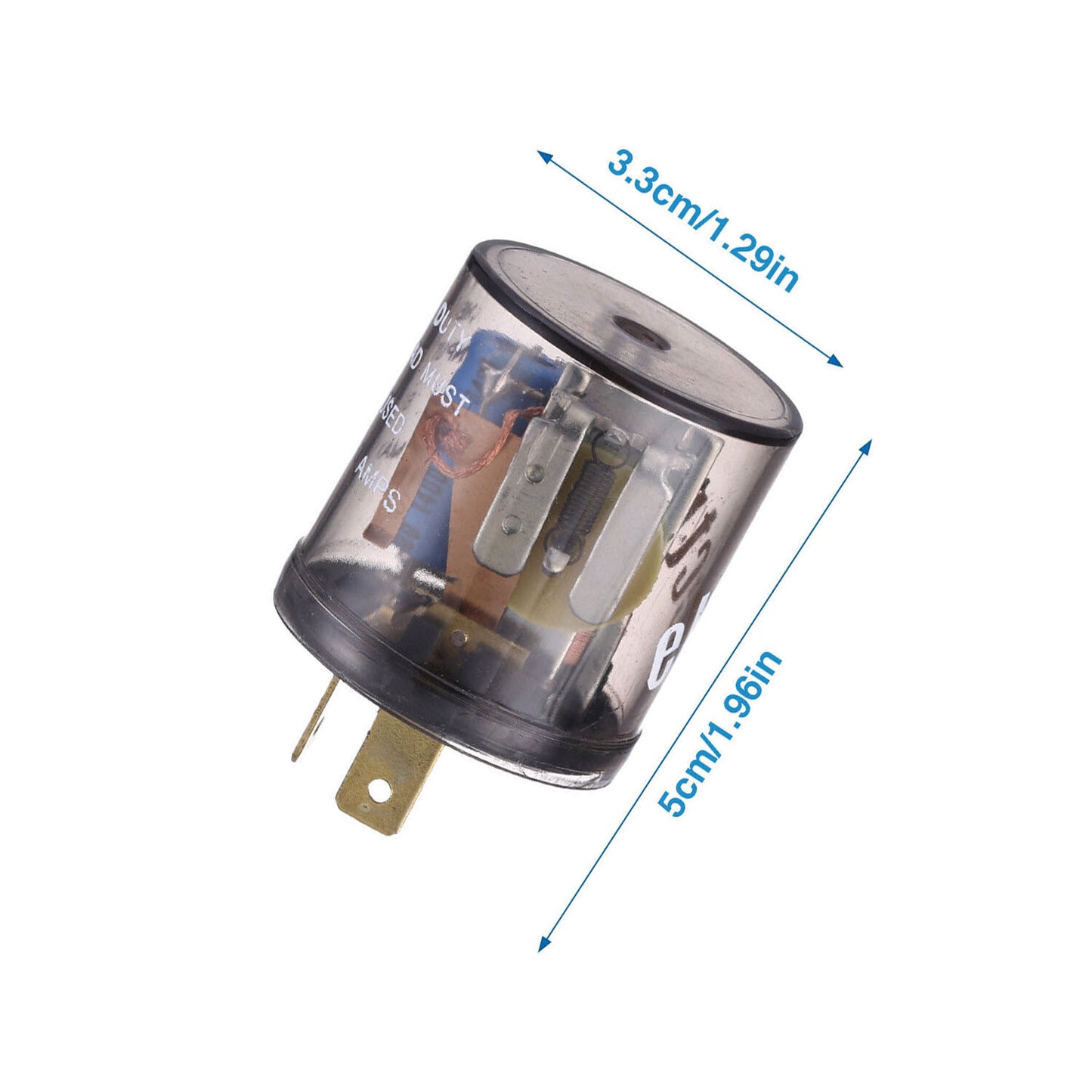 For 2-Pin Variable Car LED Turn Signal Light Blinker Relay EF32 20 Amps 12V