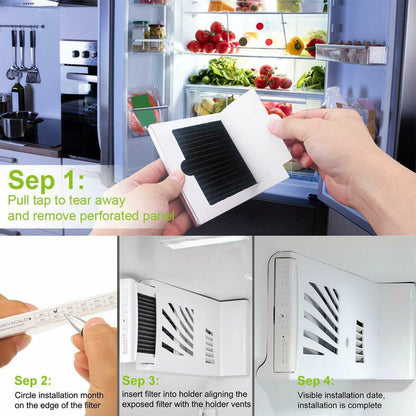 4Pcs Fridge Filter For Frigidaire PAULTRA Pure Air Ultra Electrolux EAFCBF