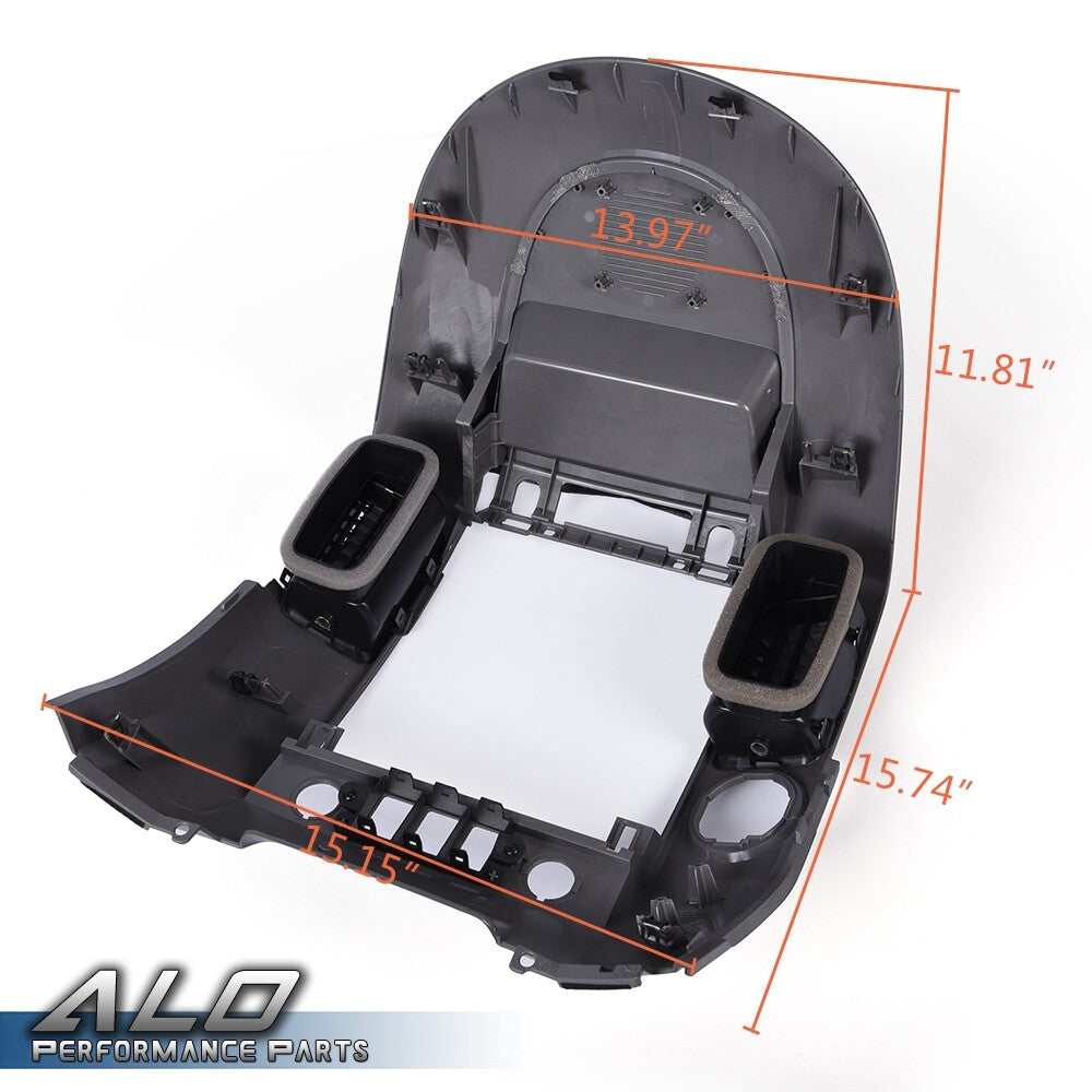 Solid Spare Fit For 04-06 Nissan Titan Armada w/o Speaker Center Dash Radio A/C Vent Bezel