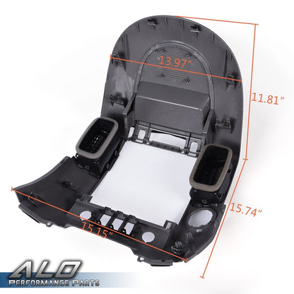 Solid Spare Fit For 04-06 Nissan Titan Armada w/o Speaker Center Dash Radio A/C Vent Bezel