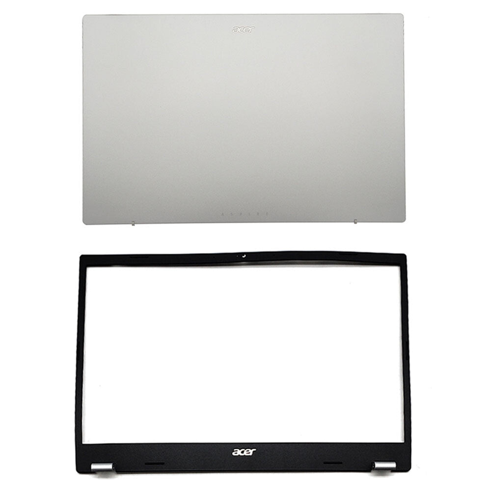 Back Cover+ Bezel For Acer Aspire A315-24P 24PT A515-58M Top Lid+Bezel Silver US