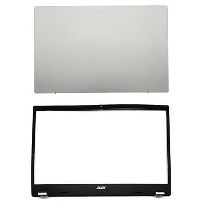 Back Cover+ Bezel For Acer Aspire A315-24P 24PT A515-58M Top Lid+Bezel Silver US