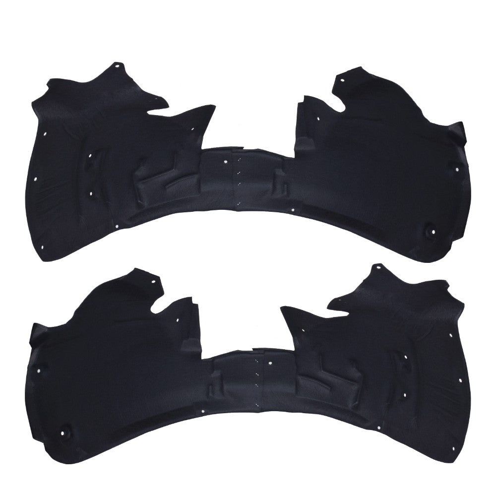 Front Driver & Passenger Side Fender Liner Set w/ Clips For 2009-2012 Audi A4 S4