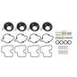 Solid Spare 4Pcs Carburetor Repair Kit Plunger Diaphragm Part For Honda CBR600 F4