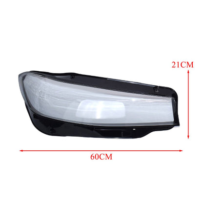 Driver Passenger Headlight Lens Shell Cover For BMW 3 Series G20 G21 2023-2024