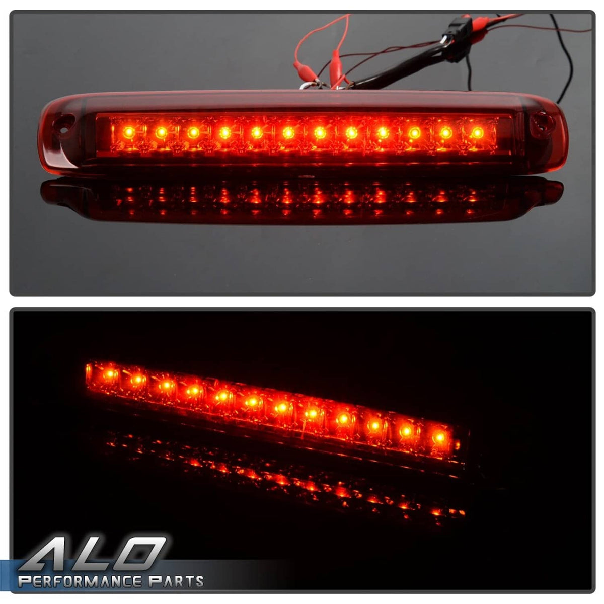 Solid Spare For 99-06 Silverado/Sierra 07 Classic LED 3rd Brake Light Cargo Reverse Red Lens