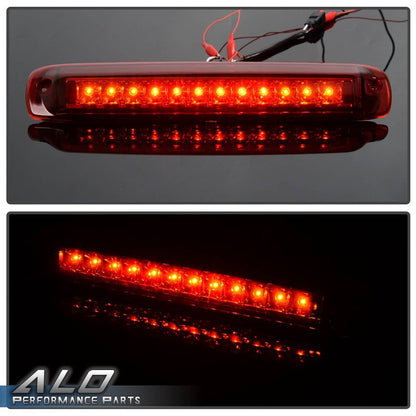 Solid Spare For 99-06 Silverado/Sierra 07 Classic LED 3rd Brake Light Cargo Reverse Red Lens