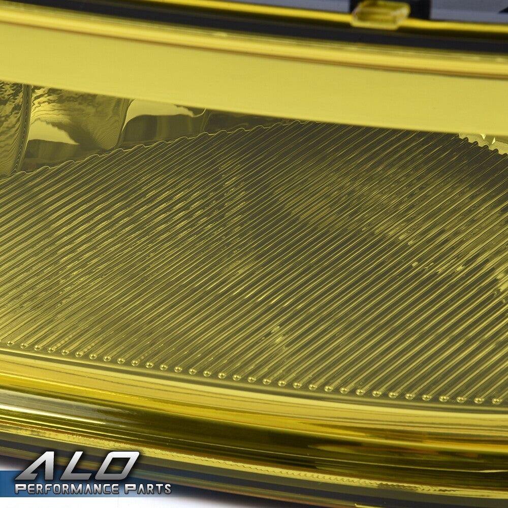 Solid Spare Fit For 2004-2006 Ford F-150 Yellow Lens Front Bumper Fog Light Lamps w/ Bulbs