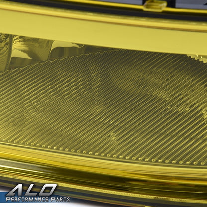 Solid Spare Fit For 2004-2006 Ford F-150 Yellow Lens Front Bumper Fog Light Lamps w/ Bulbs
