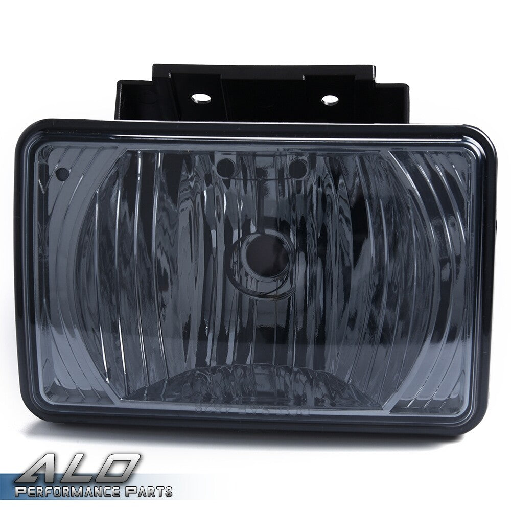 Solid Spare Smoke Lens Front Bumper Fog Light Lamps Fit For 04-12 Chevy Colorado GMC Canyon
