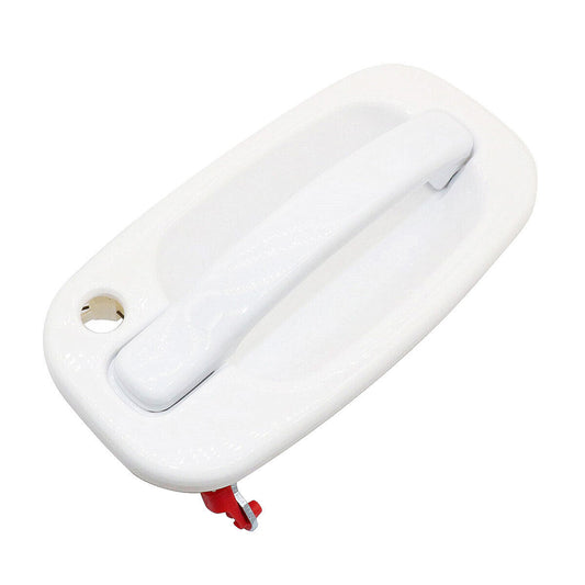 New For 1999-2007 Silverado Sierra Front Driver Side Olympic White Door Handle